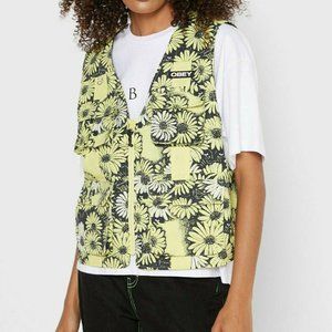 NWOT! Nylon daisy utility vest - Obey